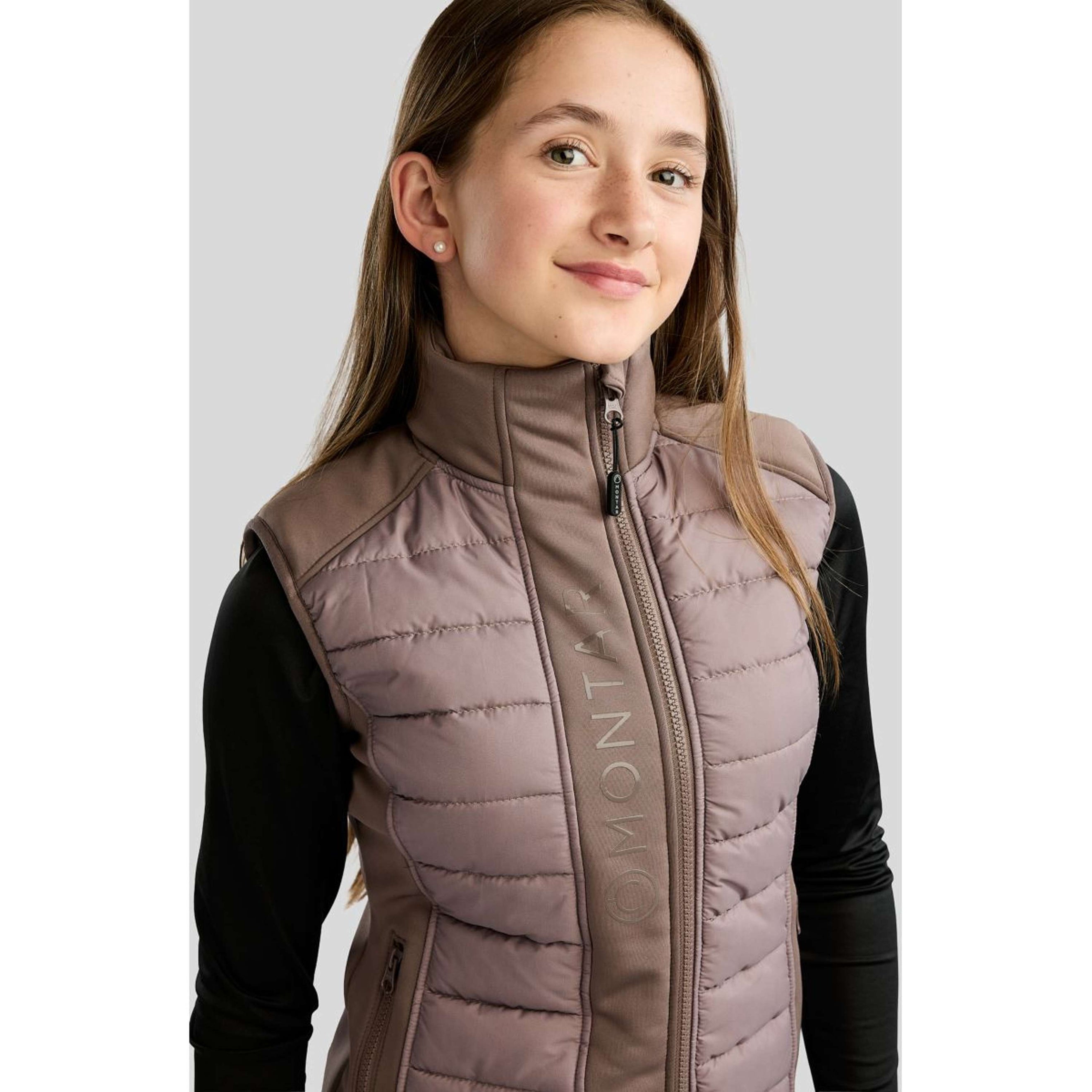 Montar Weste Emma Quilt Kids Nougat Brown