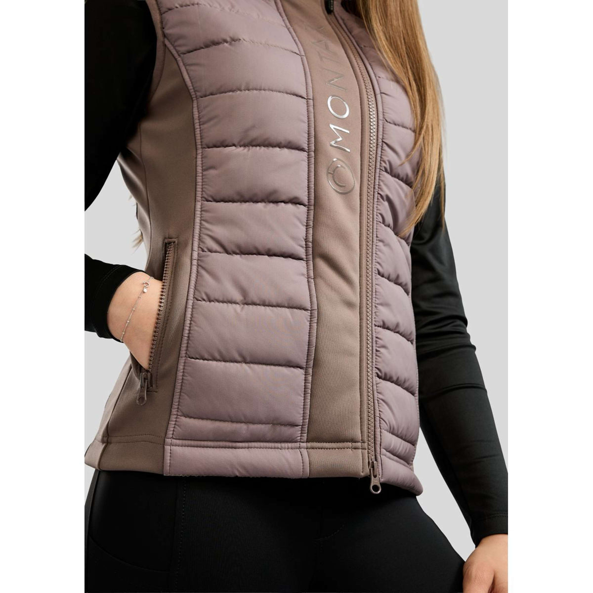 Montar Weste Emma Quilt Kids Nougat Brown