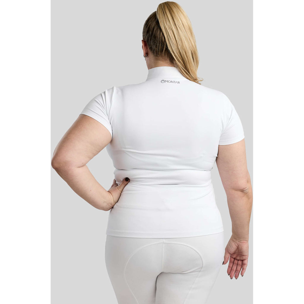 Montar Turniershirt MoFay Curve Weiß