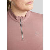 Montar Poloshirt Everly Crystal Logo Curve Dusty Rose