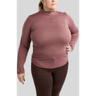 Montar Shirt MoFlair Curve Lange Ärmel Dusty Rose