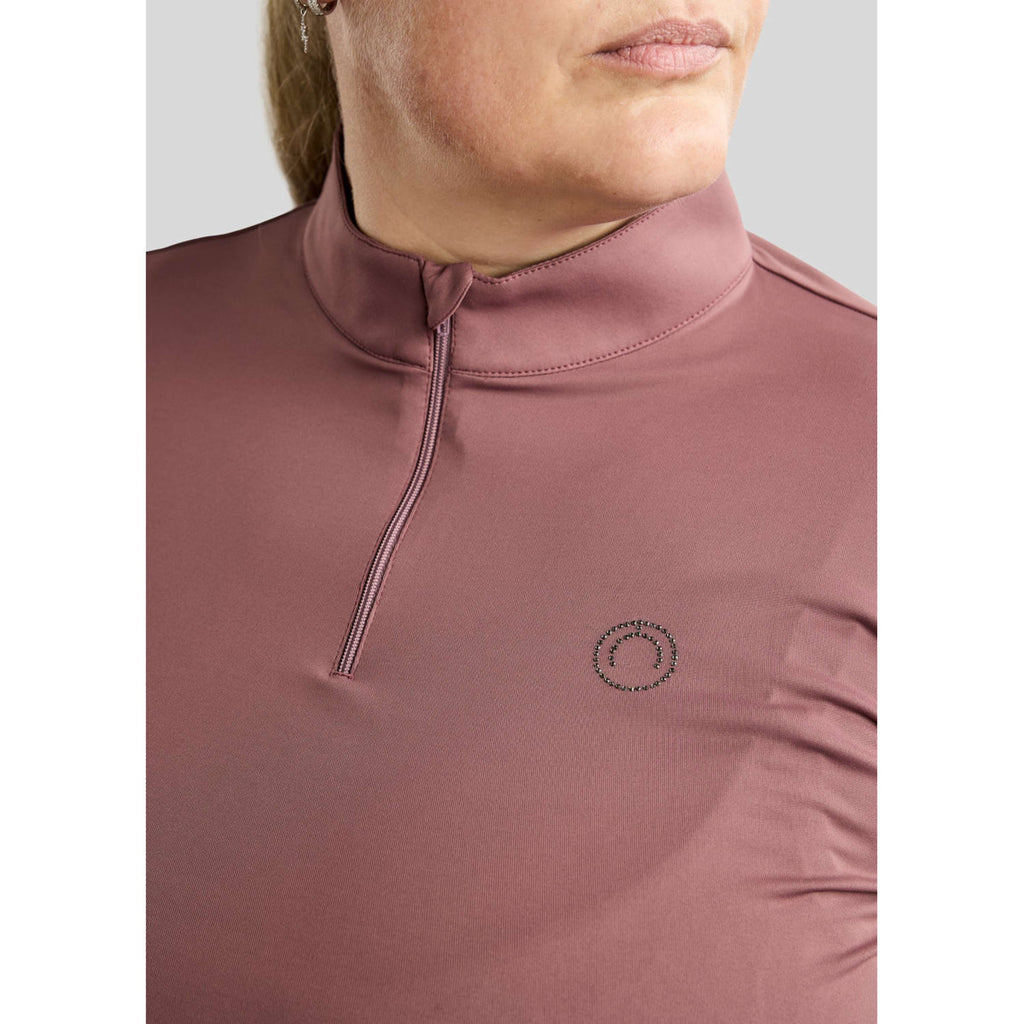 Montar Shirt MoFlair Curve Lange Ärmel Dusty Rose