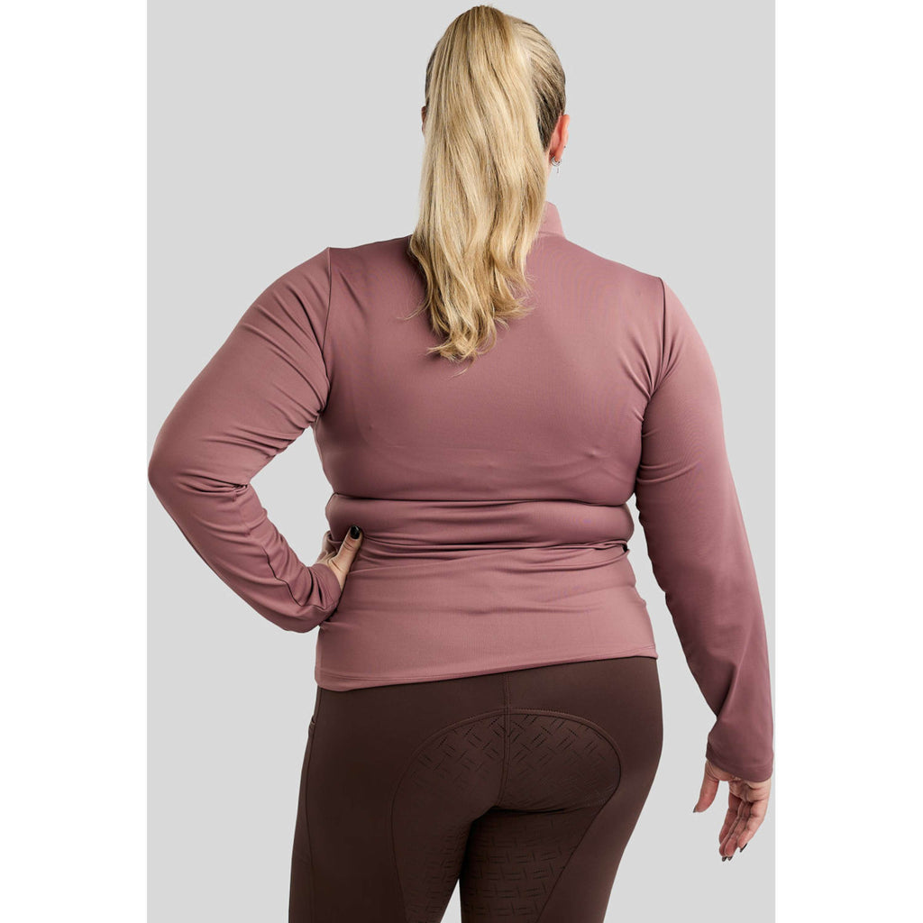 Montar Shirt MoFlair Curve Lange Ärmel Dusty Rose