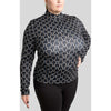 Montar Shirt MoFreya AO Printed Curve Lange Ärmel Schwarz