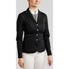 Montar Turnierjacket MoPearl Pintucks Gun Metal Crystals Schwarz