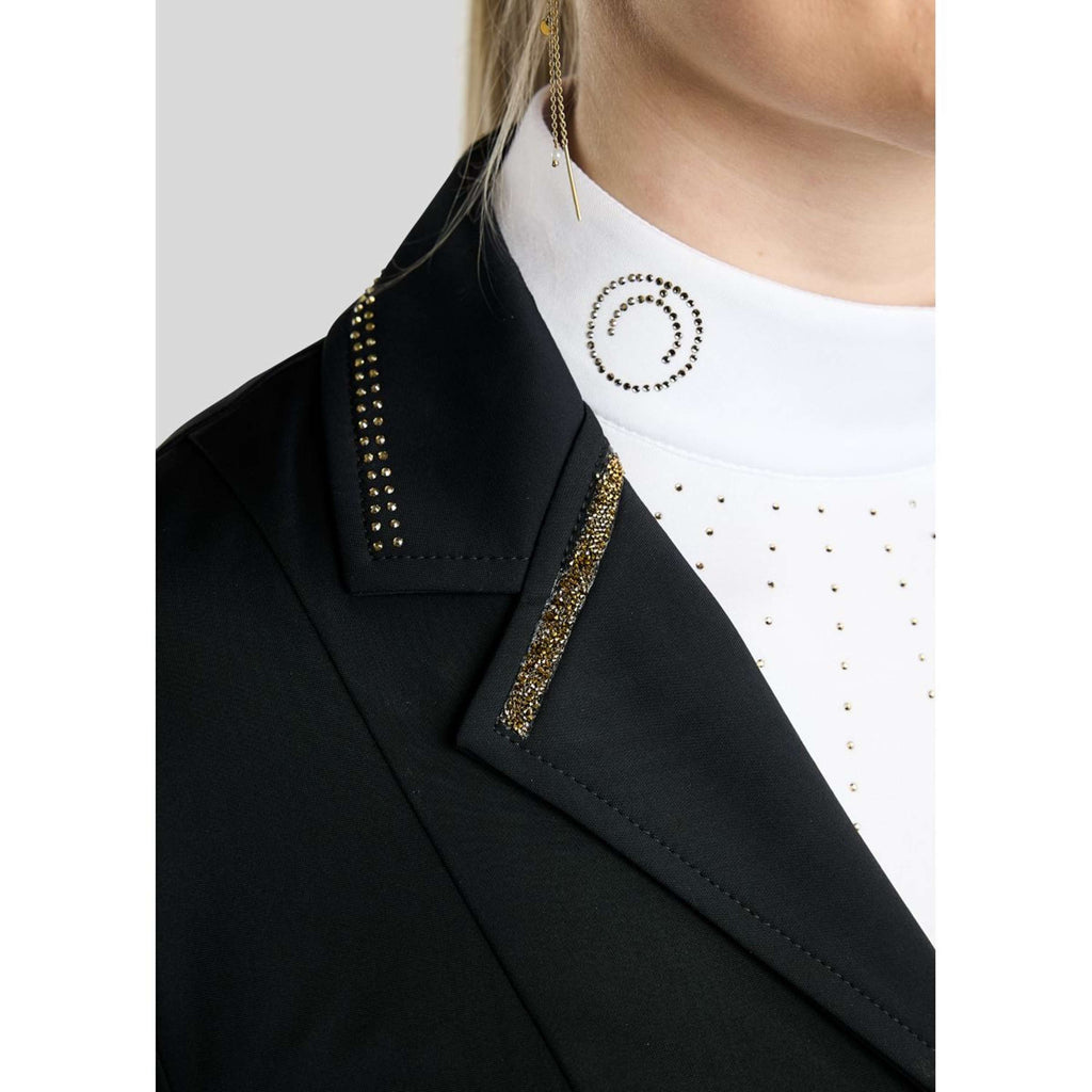 Montar Turnierjacket MoEve Golden Quartz Crystals Schwarz