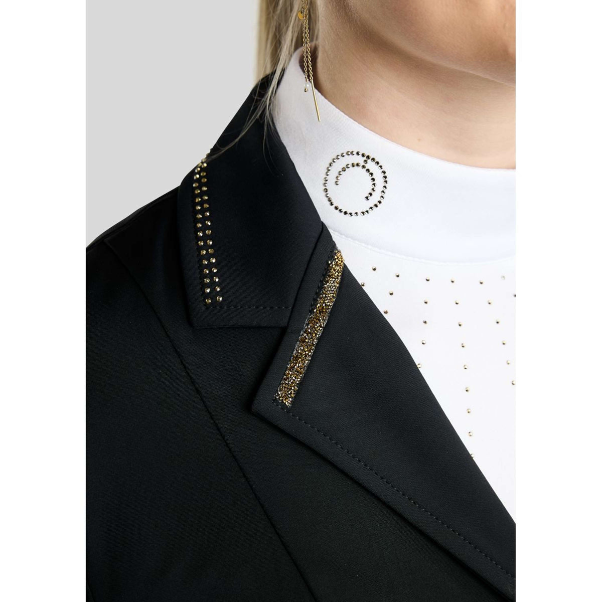 Montar Turnierjacket MoEve Golden Quartz Crystals Schwarz