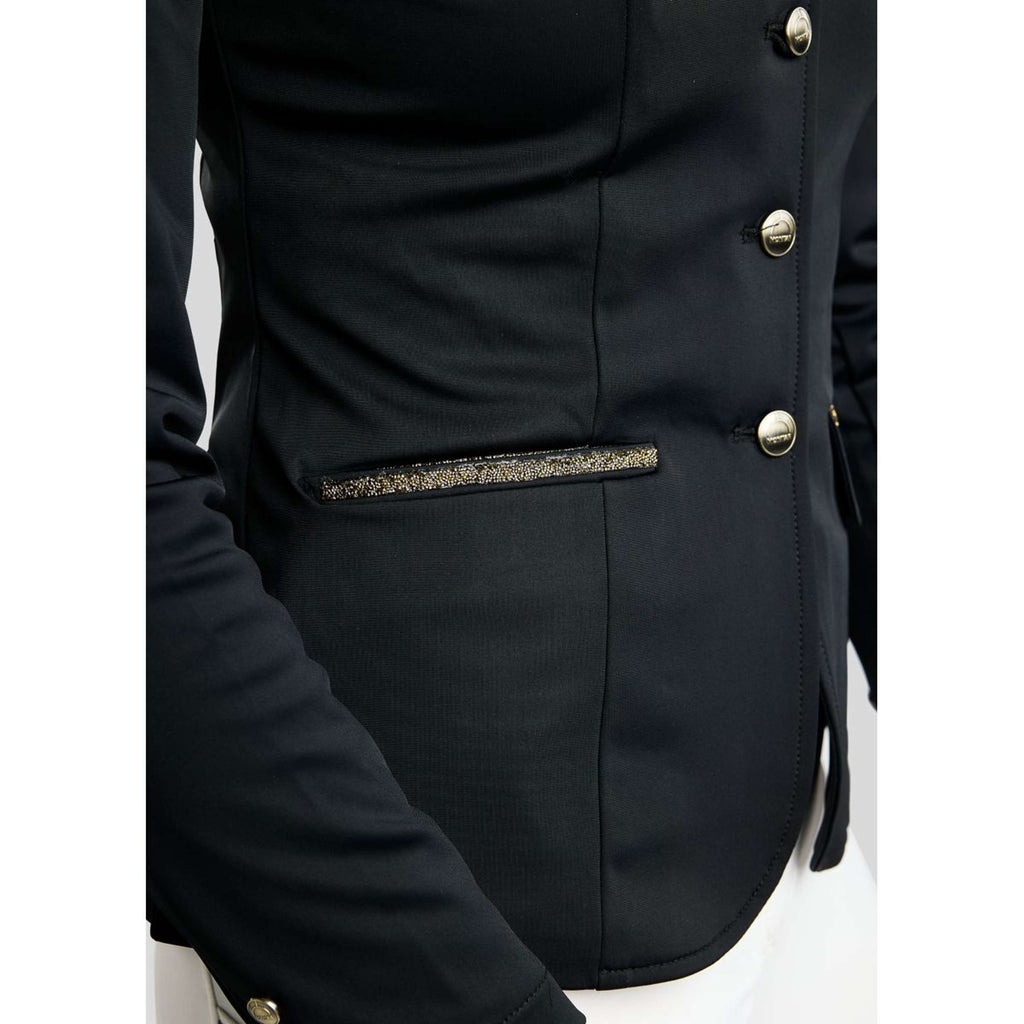 Montar Turnierjacket MoEve Golden Quartz Crystals Schwarz