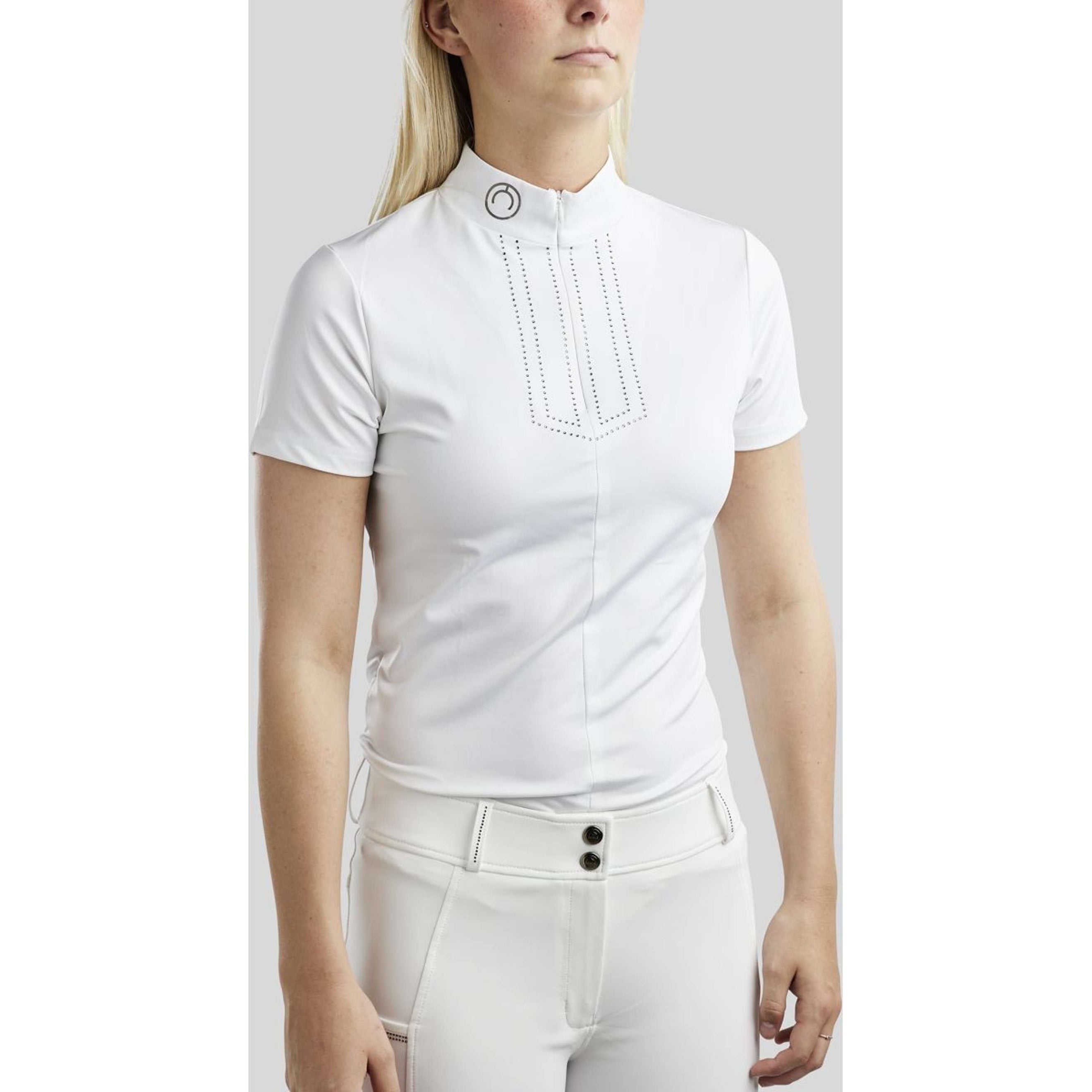 Montar Turniershirt MoViolet II Weiß