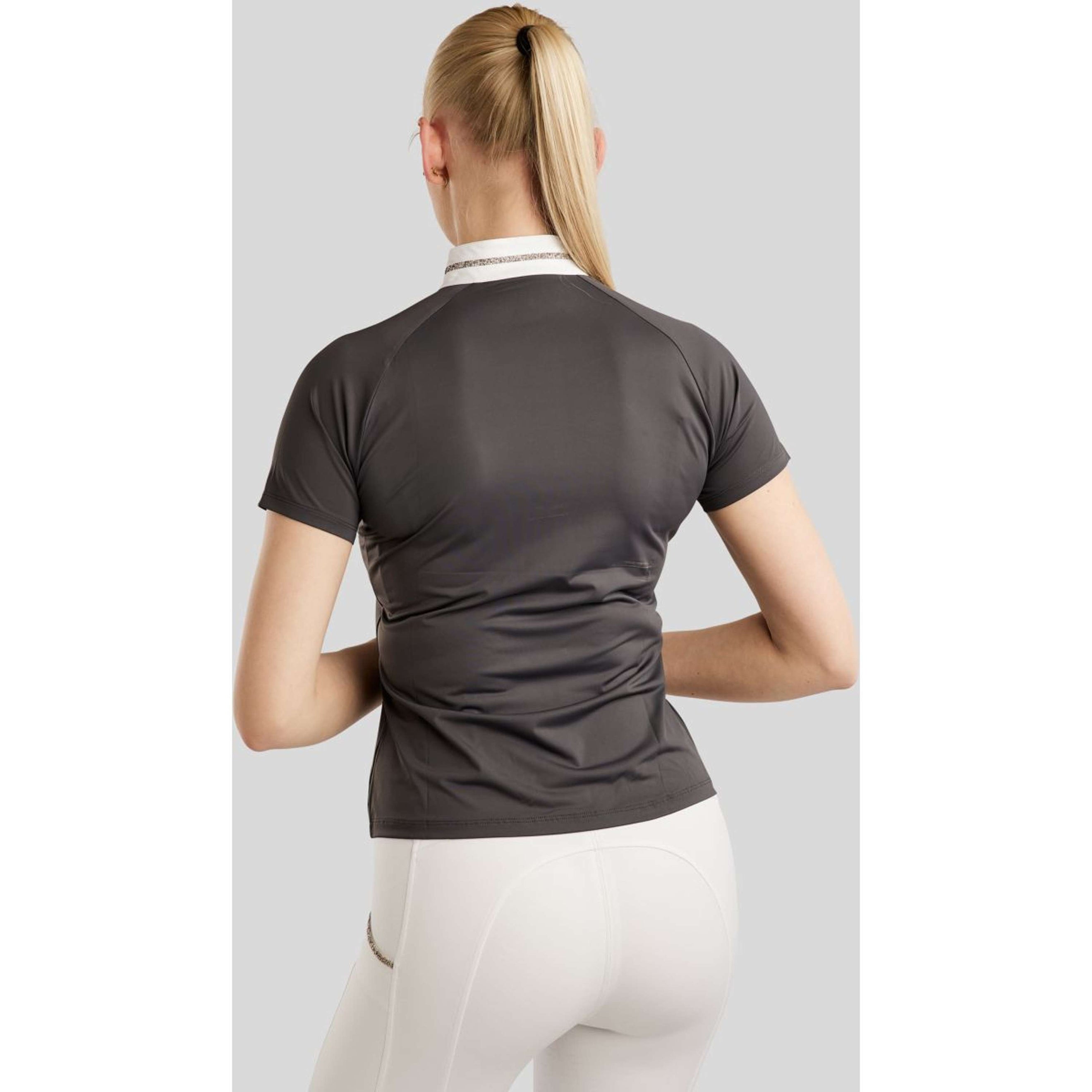 Montar Turniershirt MoLila Champagne Crystals Slate Grey Montar Turniershirt MoLila Champagne Crystals Slate Grey