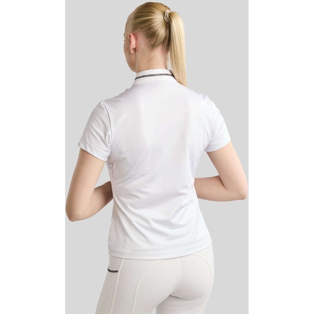 Montar Turniershirt MoMaisy Crystal Weiß