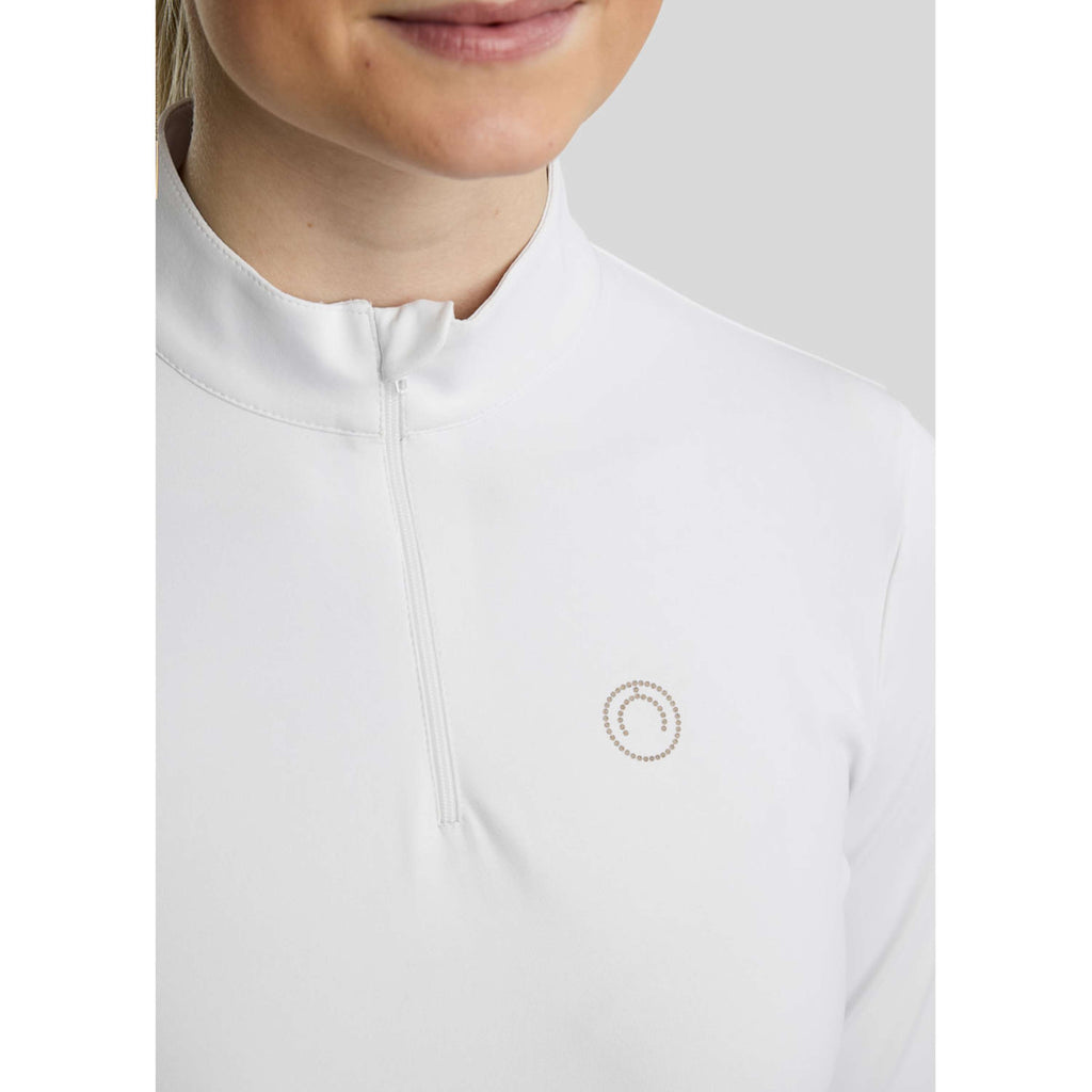 Montar Turniershirt MoFair Lange Ärmel Weiß
