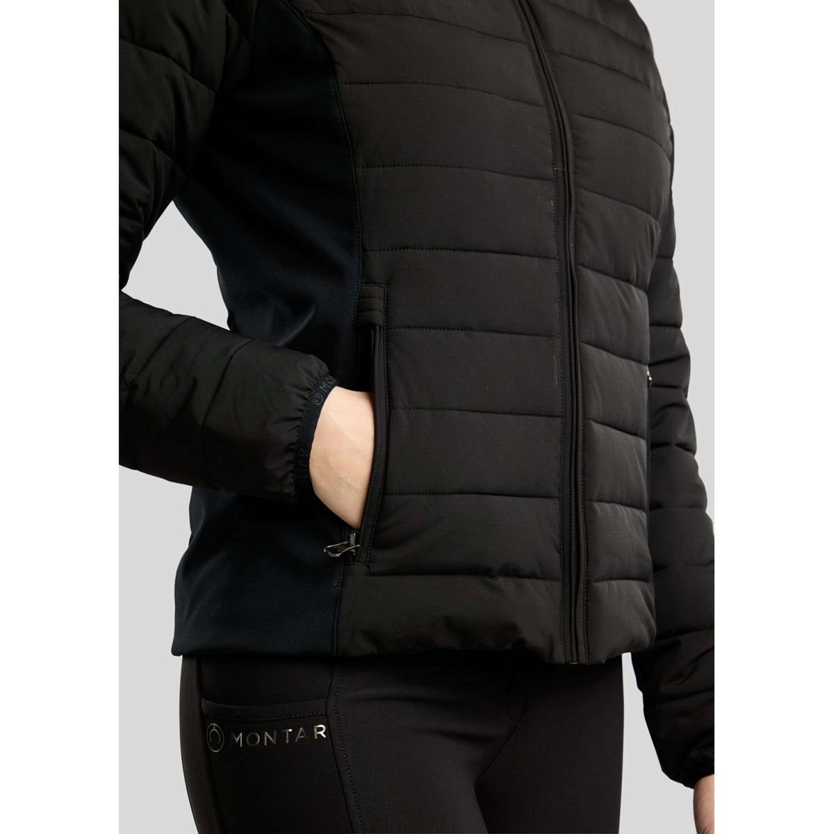 Montar Jacke MoRuby Essential Padded Softshell Schwarz