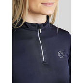 Montar Shirt Everly Crystal Logo Lange Ärmel Navy