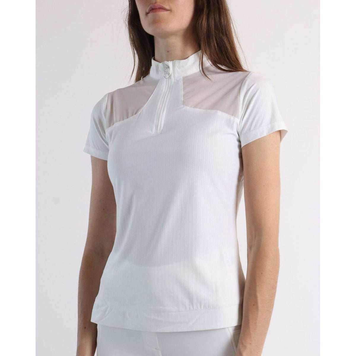 Montar Poloshirt MoMeadow Mesh Weiß