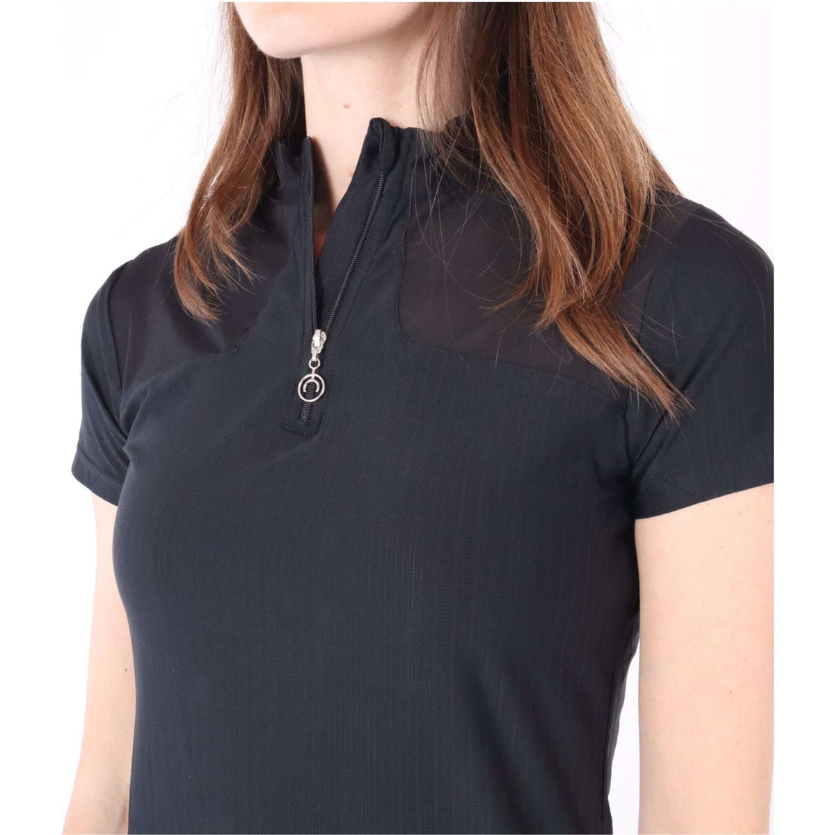 Montar Poloshirt MoMeadow Mesh Schwarz