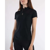 Montar Poloshirt MoMeadow Mesh Schwarz