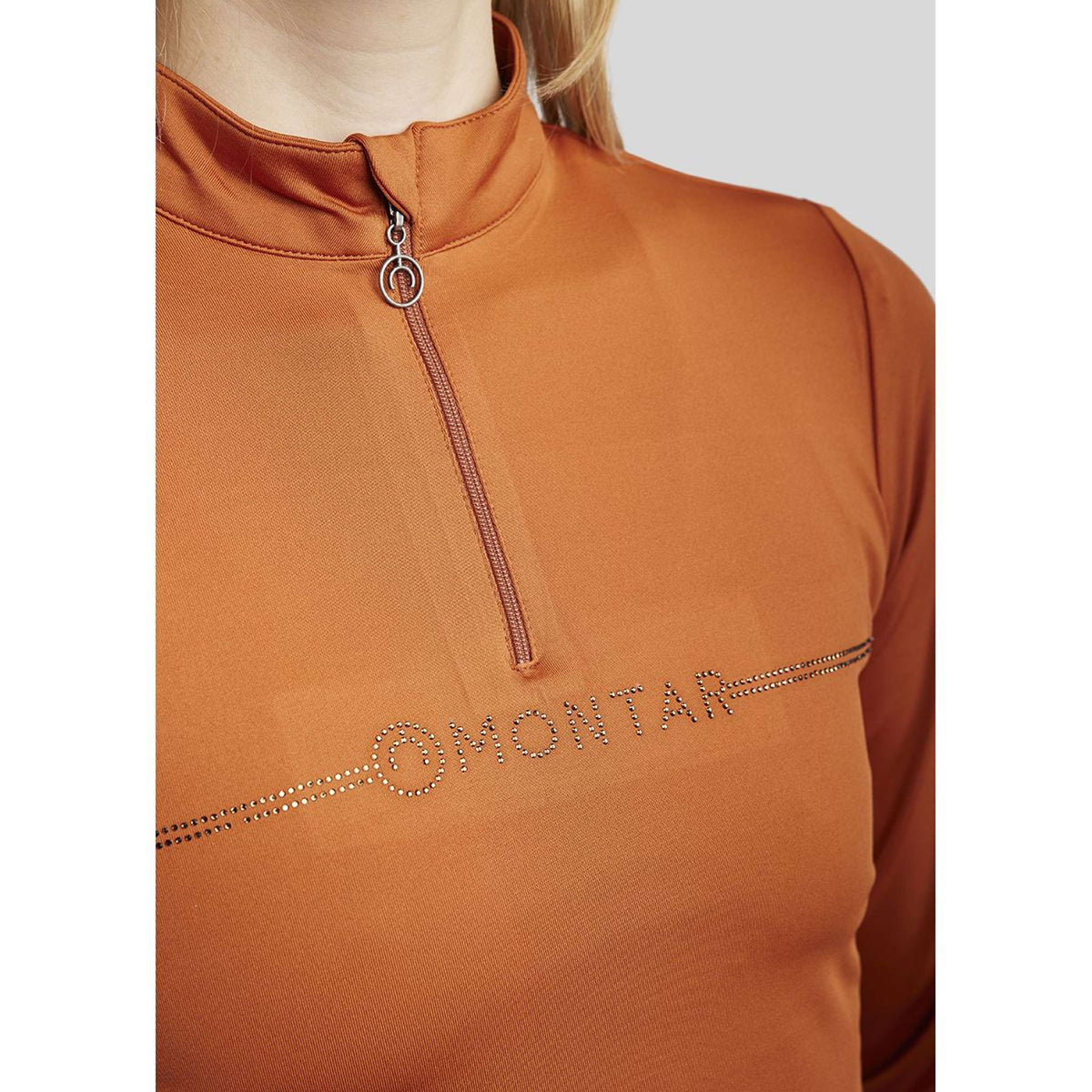 Montar Shirt MoAviana Crystal Logo Lange Ärmel Bronze