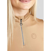 Montar T-Shirt MoElaine Lasercut Logo Latte