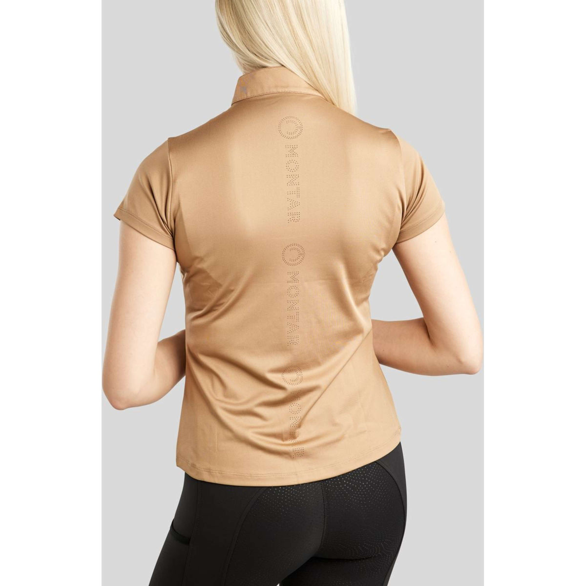 Montar T-Shirt MoElaine Lasercut Logo Latte