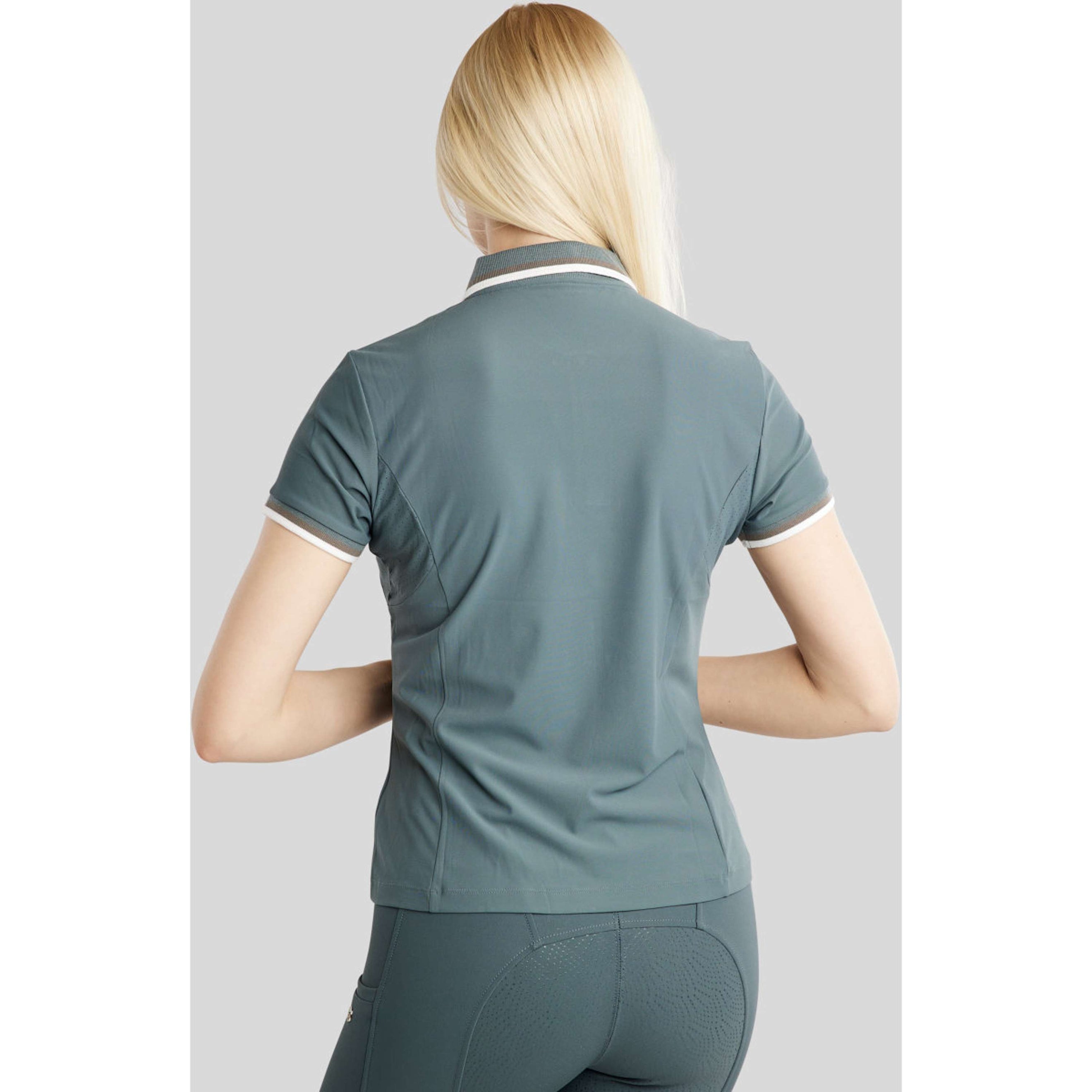 Montar Poloshirt MoOttilia Dark Slate Montar Poloshirt MoOttilia Dark Slate