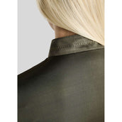 Montar Shirt MoEverline Golden Quartz Crystals Lange Ärmel Forest Green