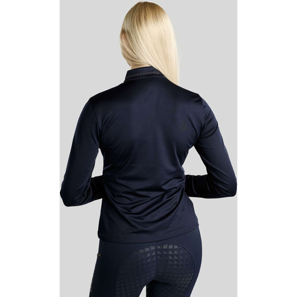 Montar Shirt MoEverline Golden Quartz Crystals Lange Ärmel Navy