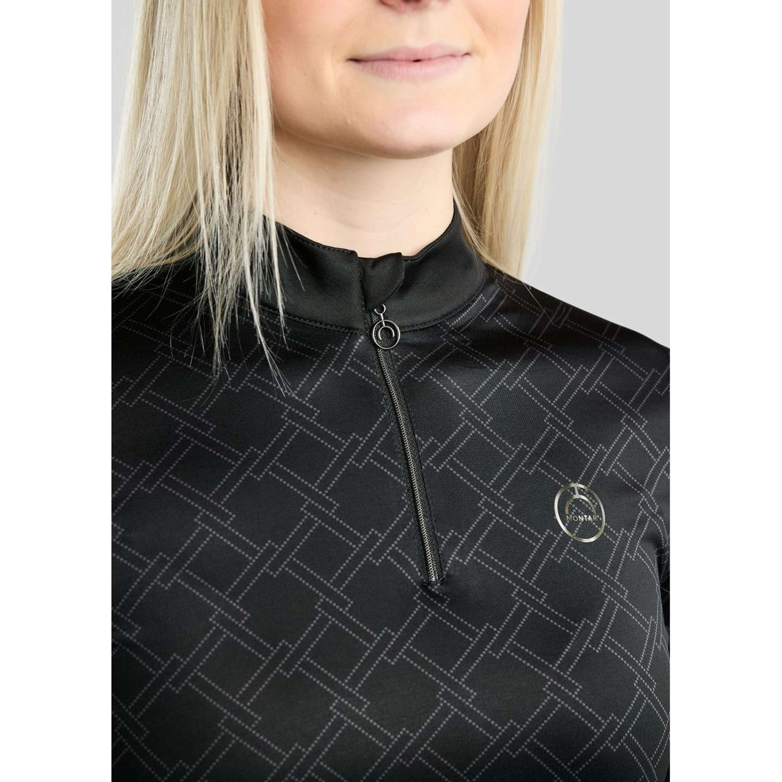 Montar Shirt MoLeia Lumber Check All Over Printed Lange Ärmel Schwarz Montar Shirt MoLeia Lumber Check All Over Printed Lange Ärmel Schwarz