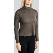 Montar Shirt MoEkta Jacquard Pattern Golden Quartz Lange Ärmel Forest Green