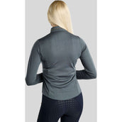 Montar Shirt MoEkta Jacquard Pattern Golden Quartz Lange Ärmel Dark Slate