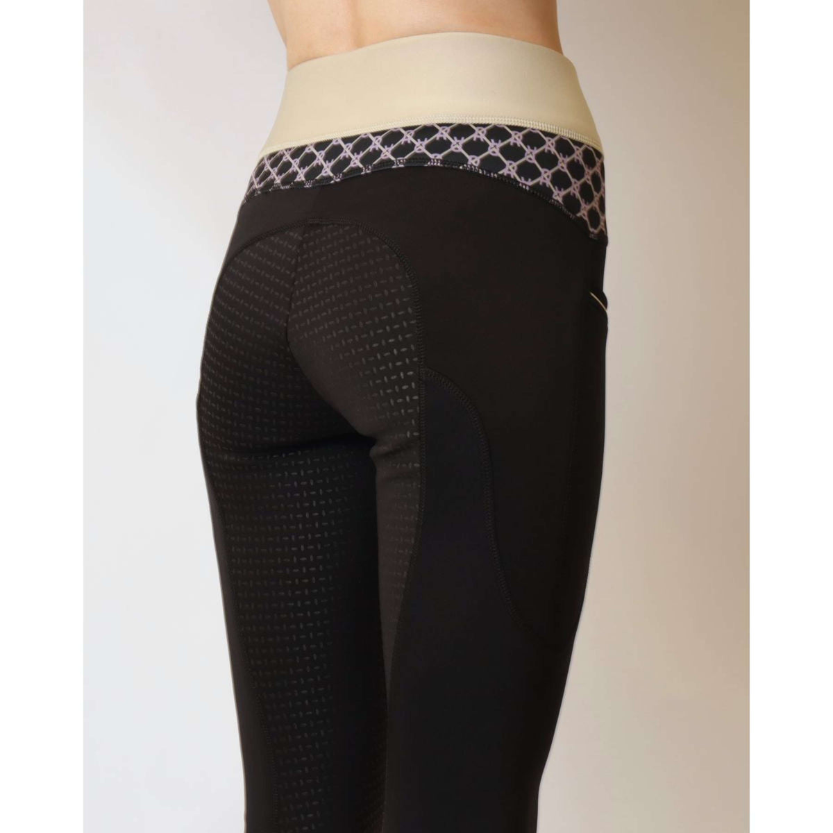 Rebel Reitleggings AO Printed Schwarz