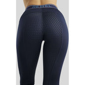 Rebel Reitleggings Logo Elastic Waistband Full Grip Navy