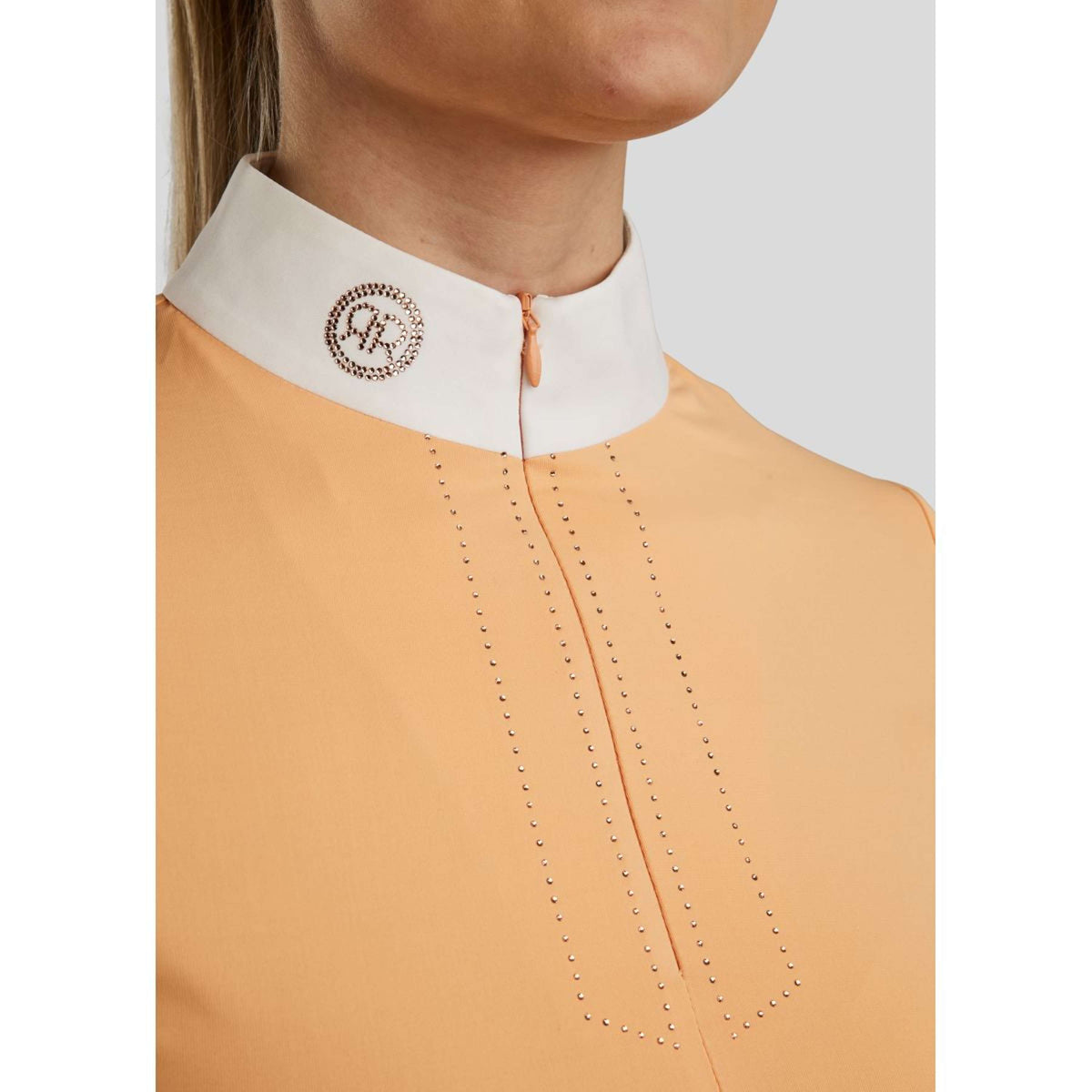 Rebel Turniershirt Rosegold Crystals Peachy Rebel