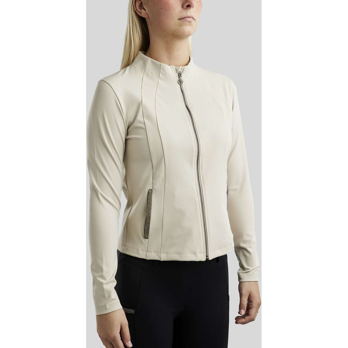 Montar Jacke MoGloria Silber Grau