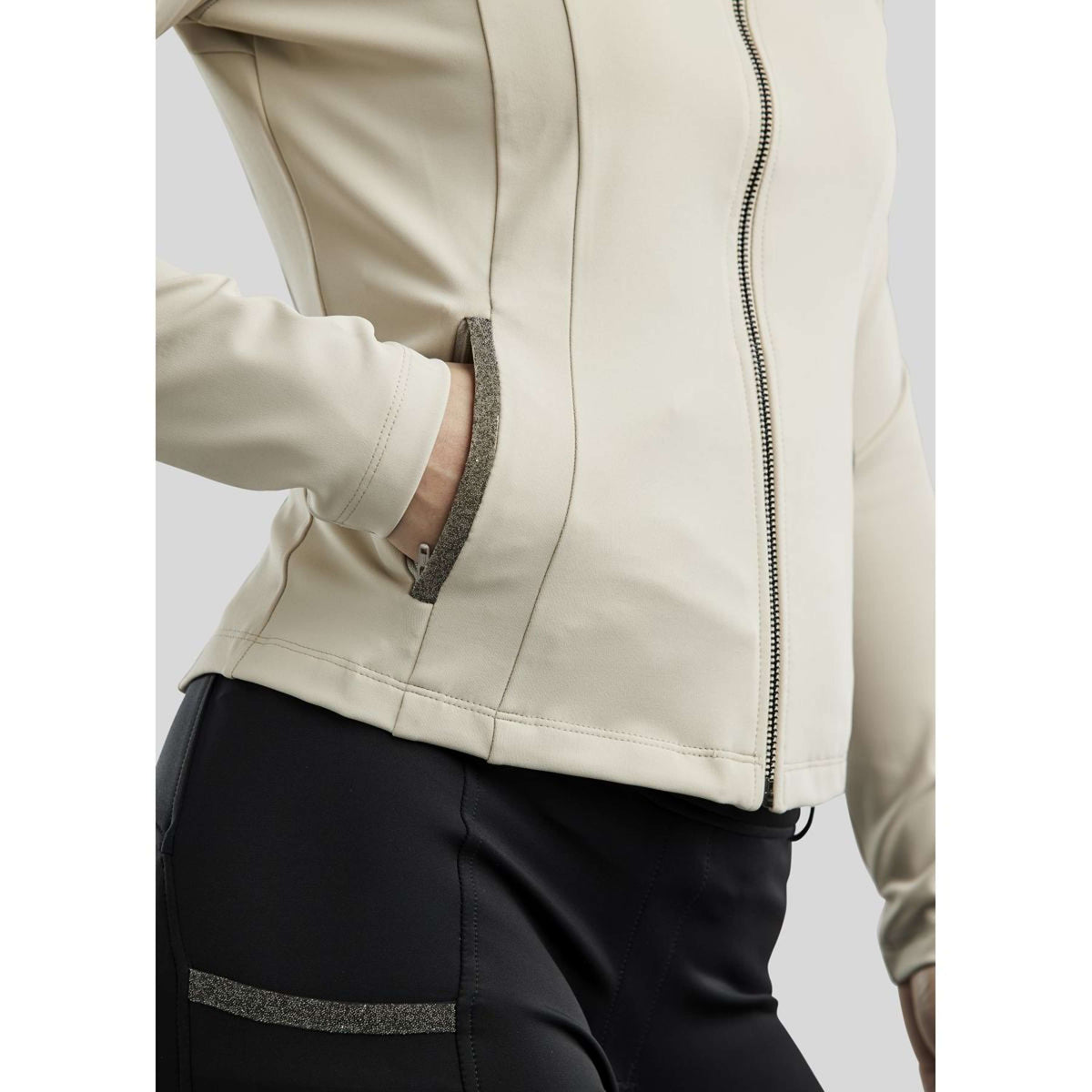 Montar Jacke MoGloria Silber Grau