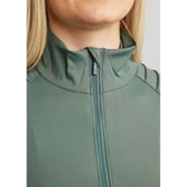 Montar Jack MoPearl Pintuck Gun Metal Crystals Jade