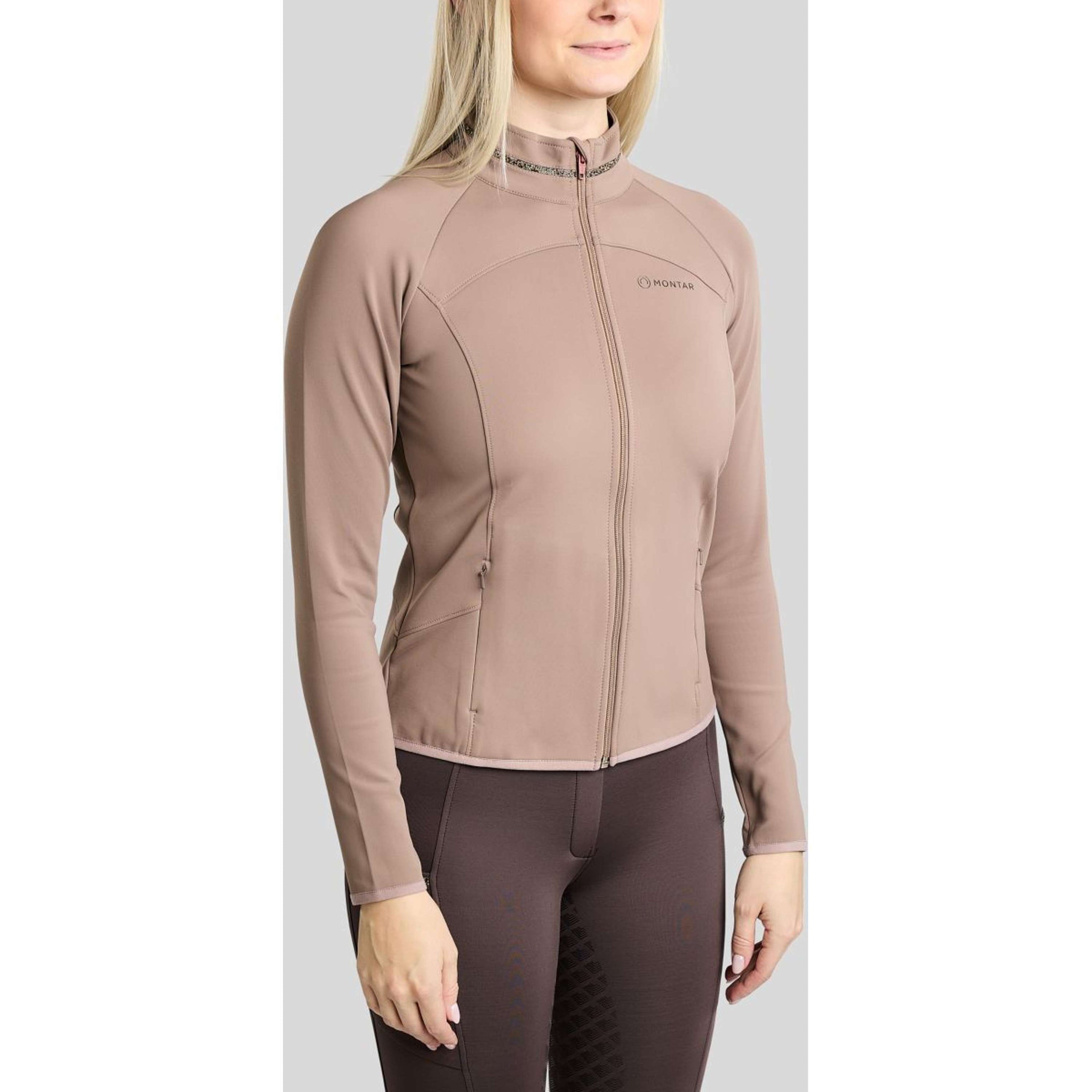 Montar Jacke MoVeronica Golden Quartz Crystal Nougat Brown