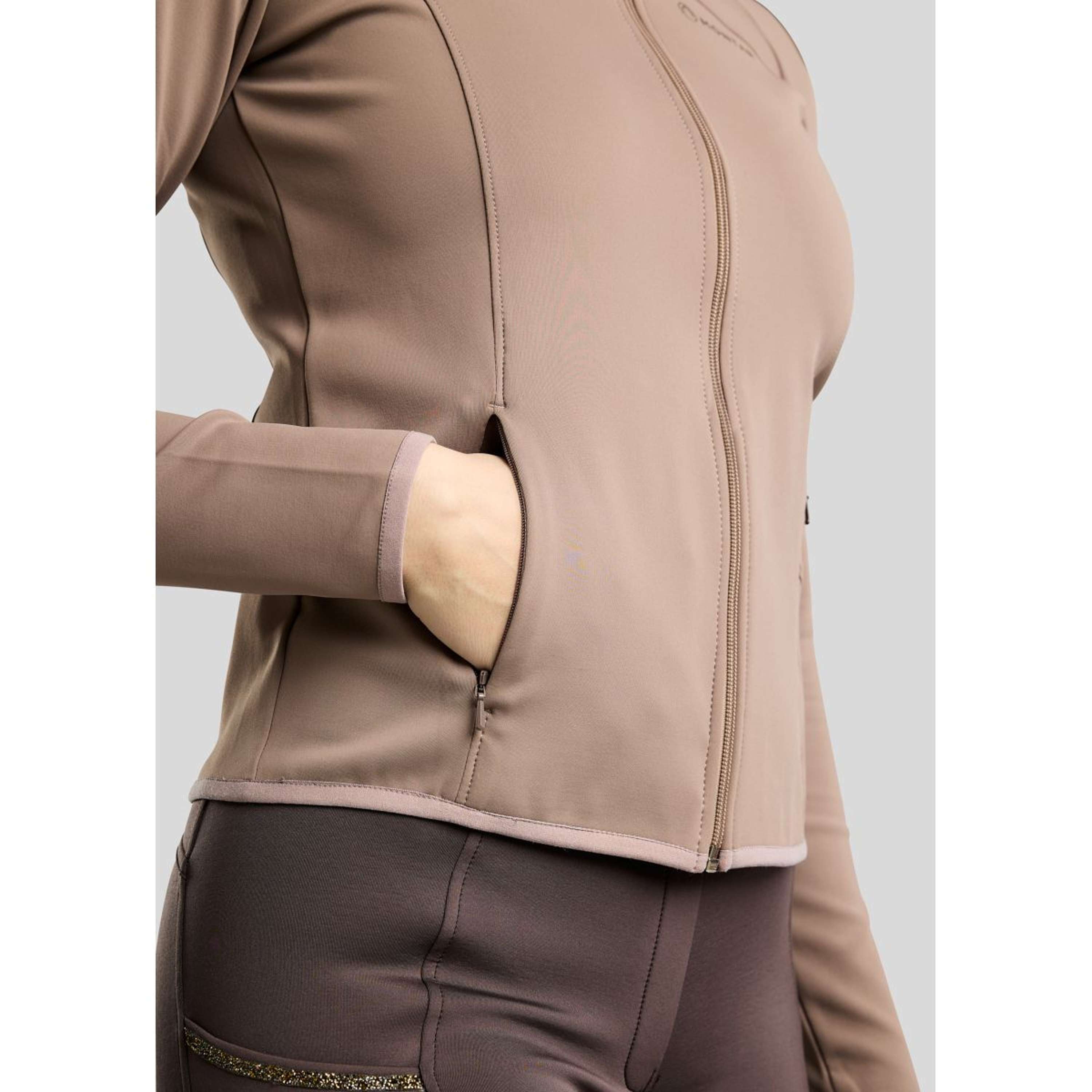 Montar Jacke MoVeronica Golden Quartz Crystal Nougat Brown