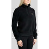 Montar Pullover MoEbba Q-Zip Teddy Pile Golden Quartz Schwarz