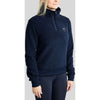Montar Pullover MoEbba Q-Zip Teddy Pile Golden Quartz Navy
