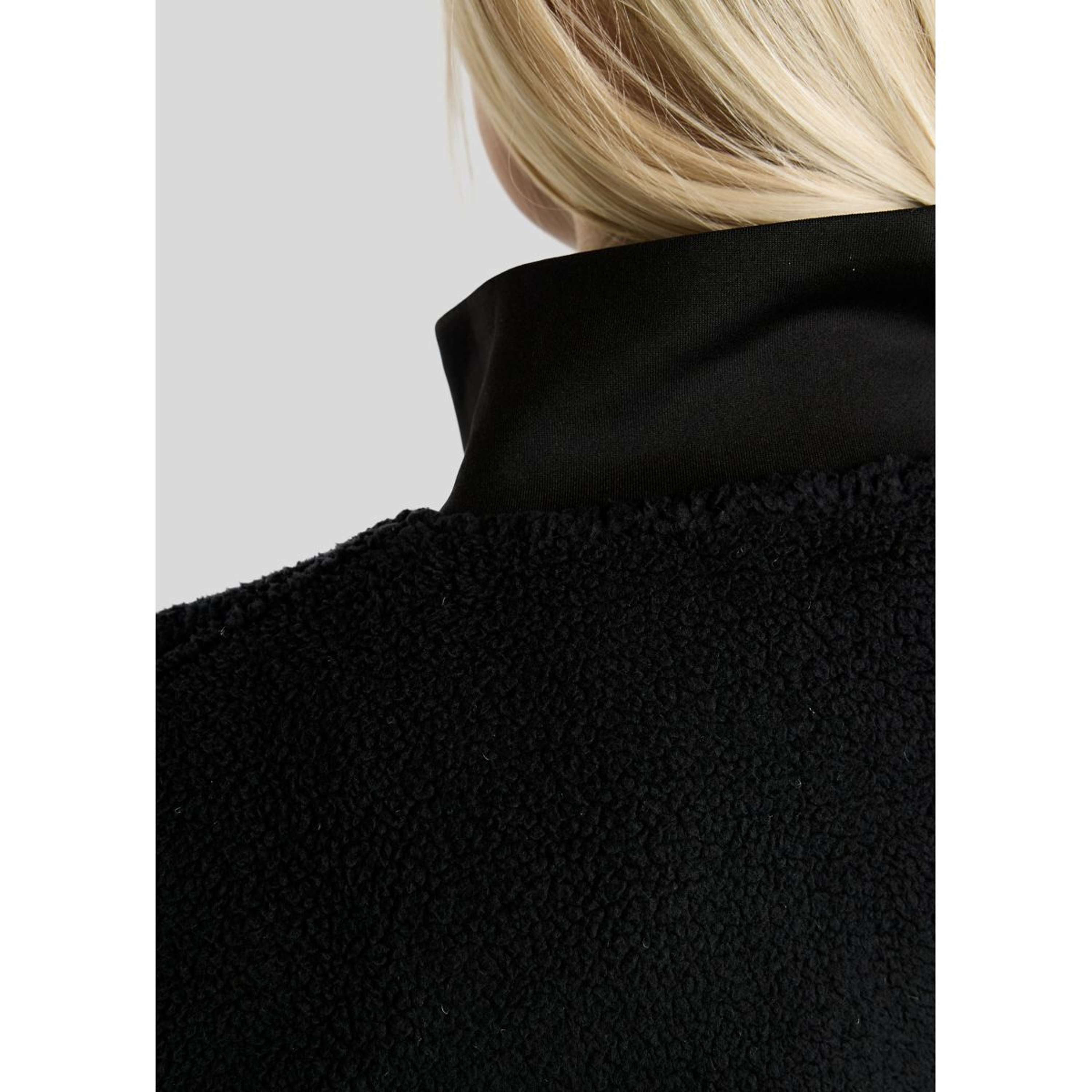 Montar Jacke MoEbba Teddy Pile Golden Quartz Schwarz