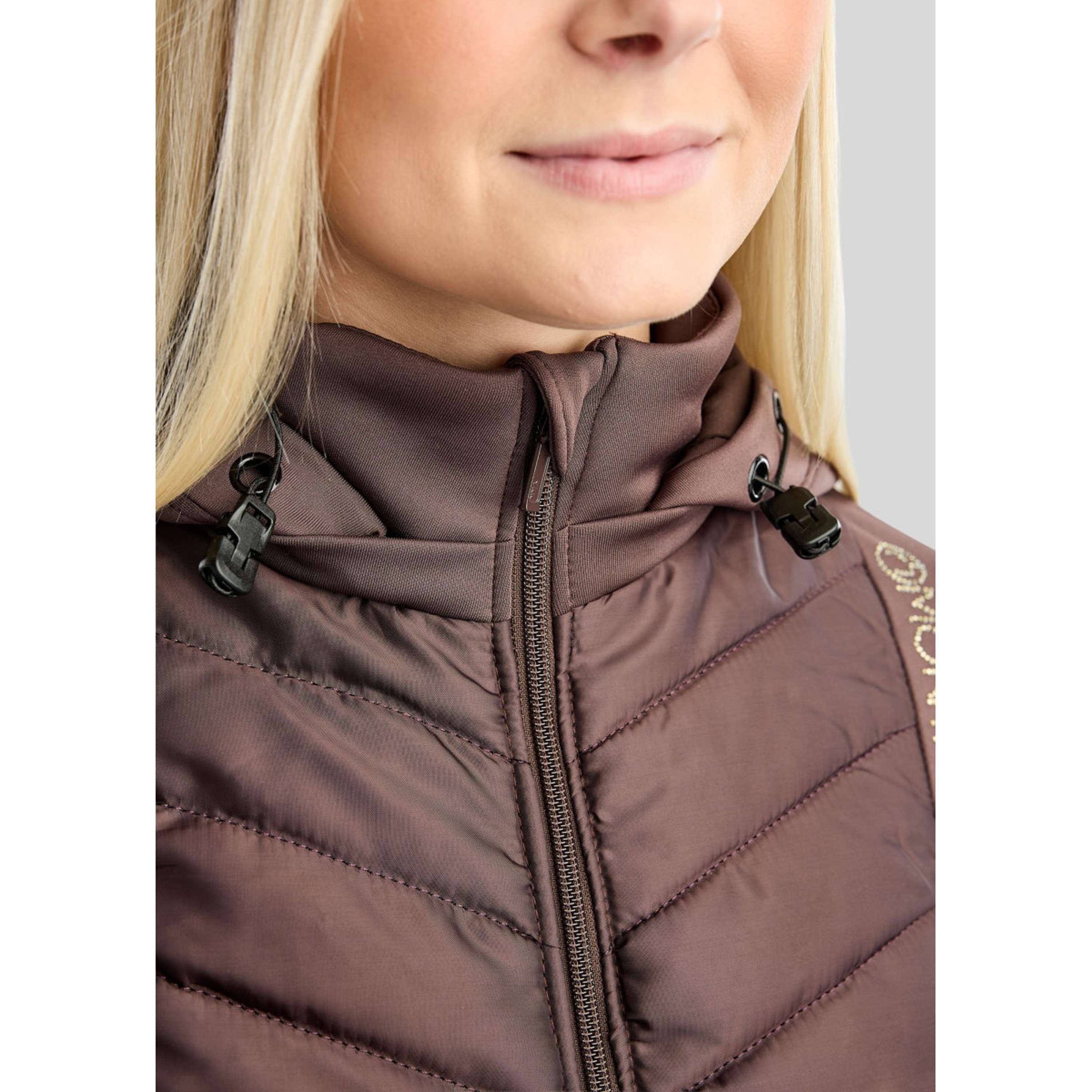 Montar Jack MoEverline Hybrid Detachable Hood Golden Quartz Crystals Black Peony