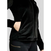 Montar Jacke MoValerie Velvet Golden Quartz Crystals Schwarz