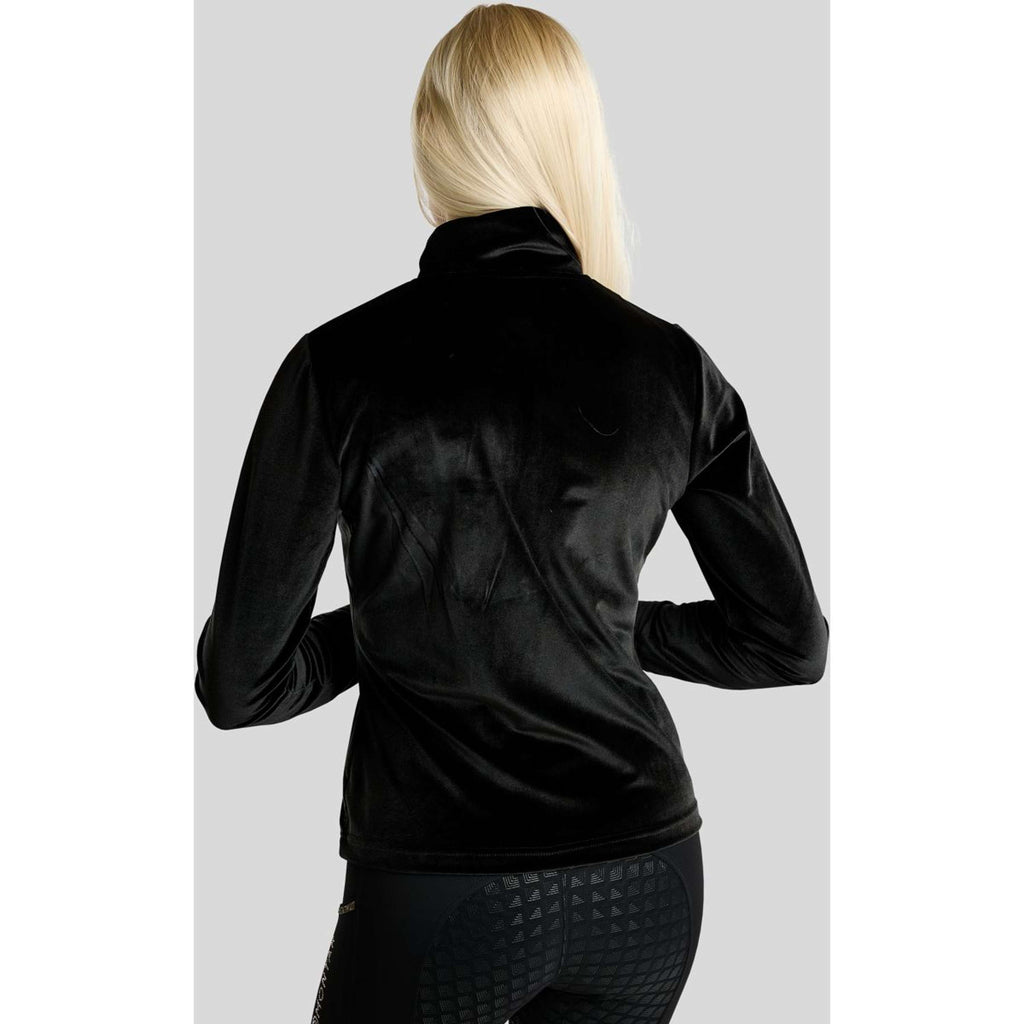 Montar Jacke MoValerie Velvet Golden Quartz Crystals Schwarz