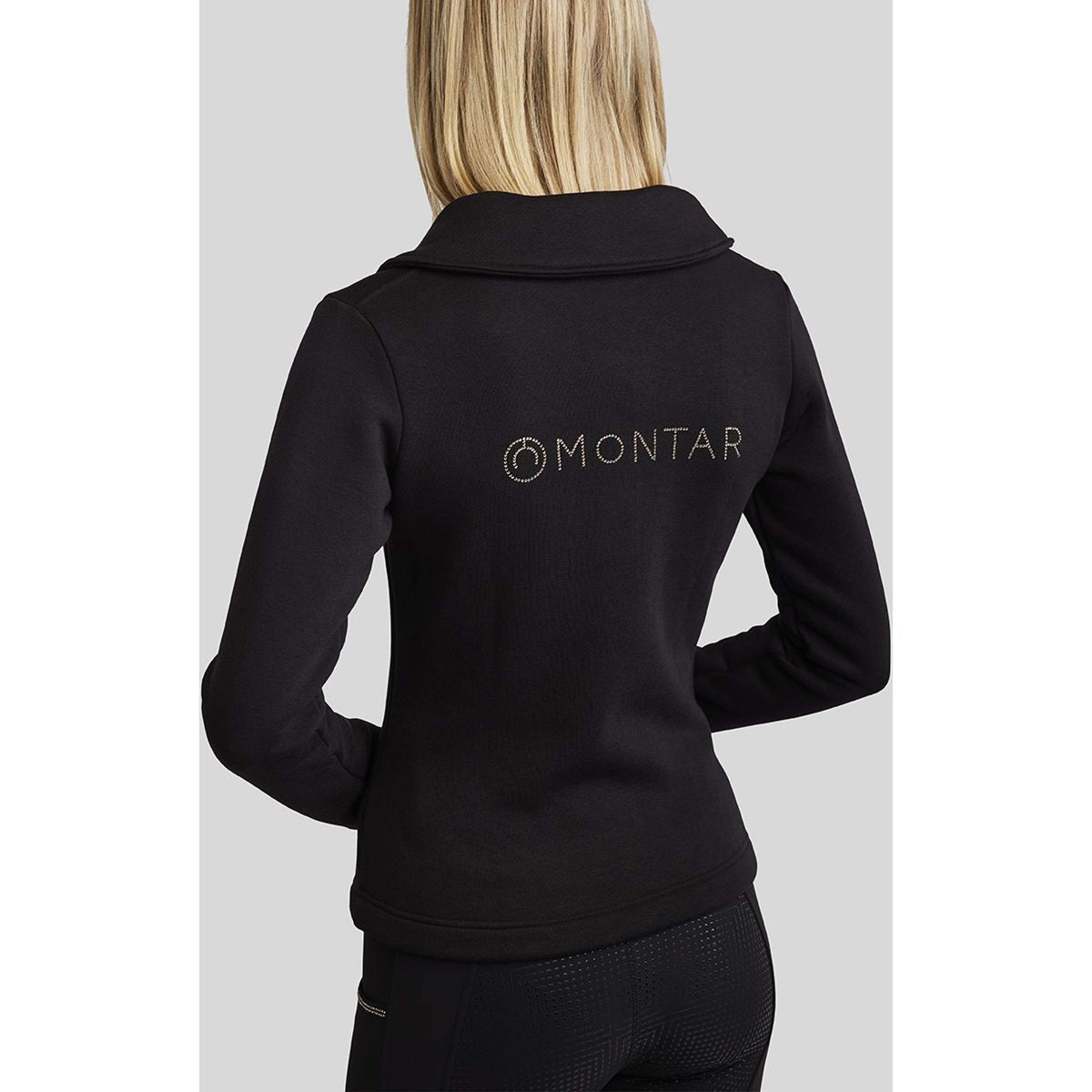 Montar Jacke MoNaja Rosegold Crystals Schwarz