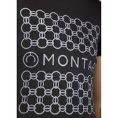 Montar T-Shirt MoChain Frontprinted Schwarz