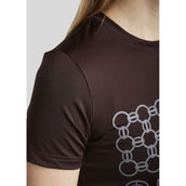 Montar T-Shirt MoChain Frontprinted Braun