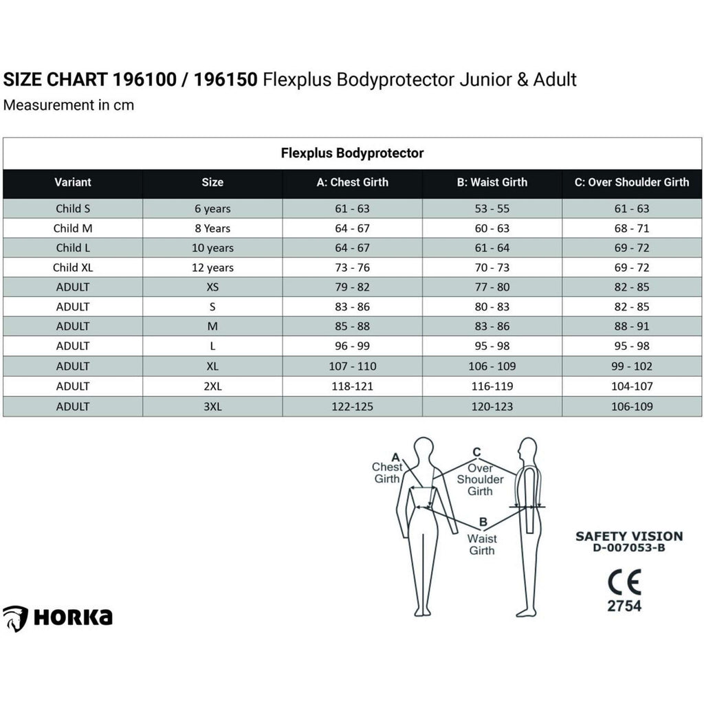 HORKA Sicherheitsweste Flexplus Junior Blau