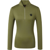 Covalliero Shirt Active Lange Ärmel Olive