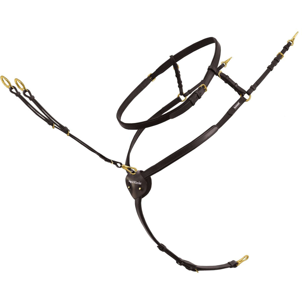 Passier Vorderzeug Ingrid Klimke Havanna/Gold